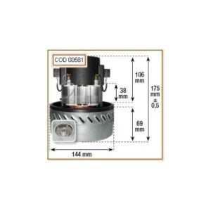 Motor Dupla Turbina 127V